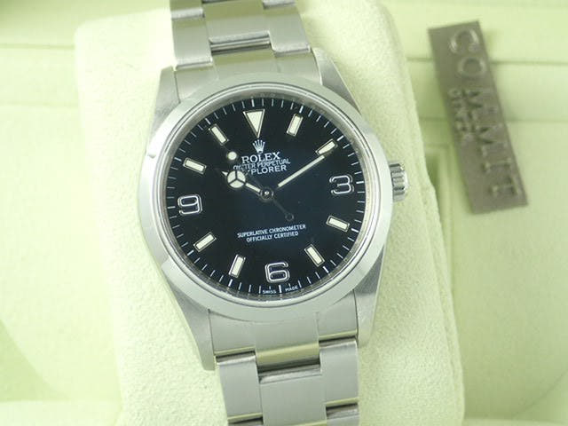 ロレックス エクスプローラーI Ref.114270 ブラック文字盤 中古 explorer-94