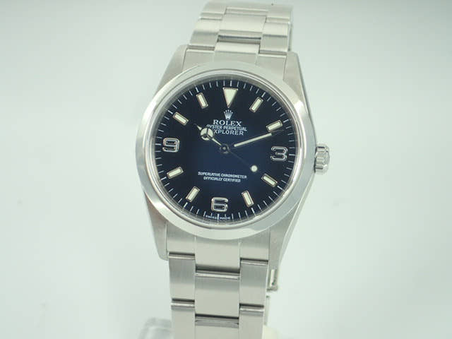 ロレックス エクスプローラーI Ref.114270 ブラック文字盤 中古 explorer-95