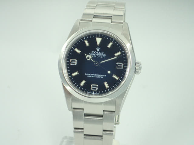 ロレックス エクスプローラーI Ref.114270 ブラック文字盤 中古 explorer-95