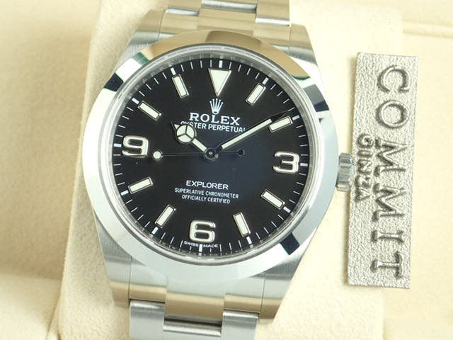 ロレックス エクスプローラー Ref.214270 ブラック文字盤 未使用 explorer-97