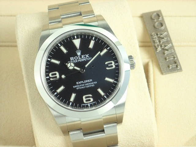ロレックス エクスプローラー Ref.214270 ブラック文字盤 未使用 explorer-97