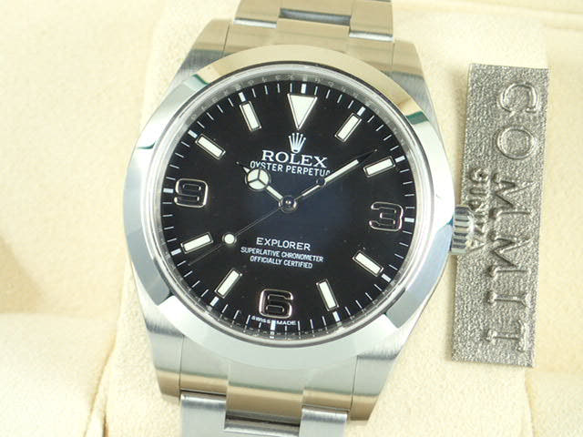 ロレックス エクスプローラー Ref.214270 ブラック文字盤 中古 explorer-99