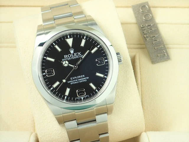 ロレックス エクスプローラー Ref.214270 ブラック文字盤 中古 explorer-99