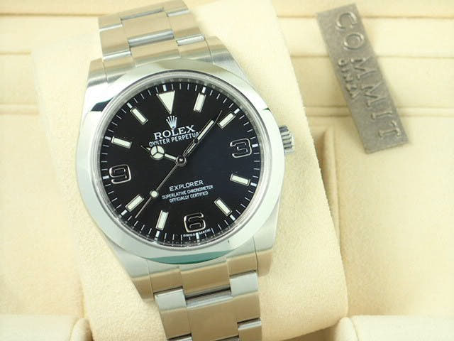 ロレックス エクスプローラー Ref.214270 ブラック文字盤 中古 explorer-99