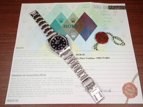 Rolex Explorer I D serial number Ref.114270