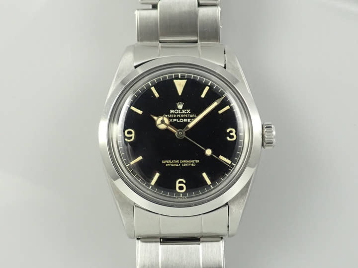 ロレックス エクスプローラーI Ref.1016MM ステンレススチール ブラック文字盤