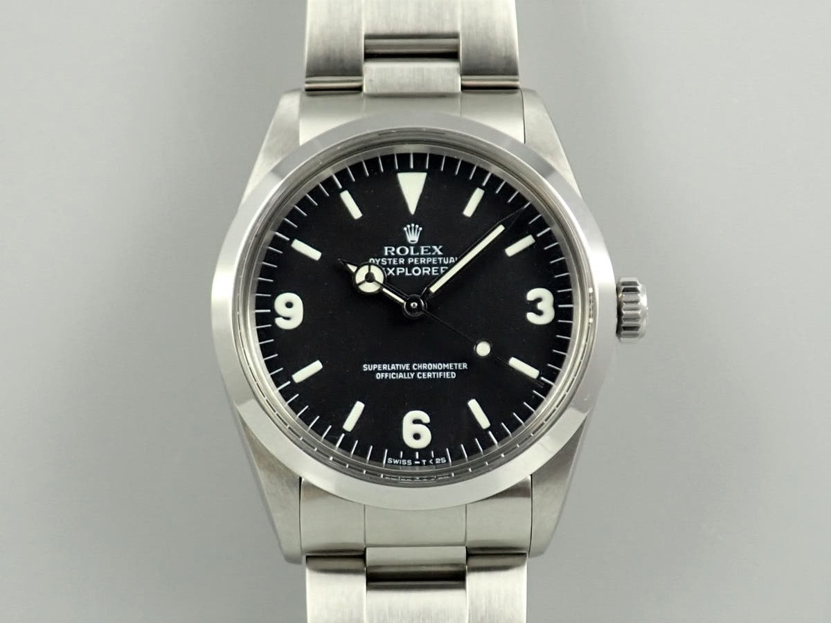 ロレックス エクスプローラーI Ref.1016 ブラック文字盤 中古 KZ6HM48C