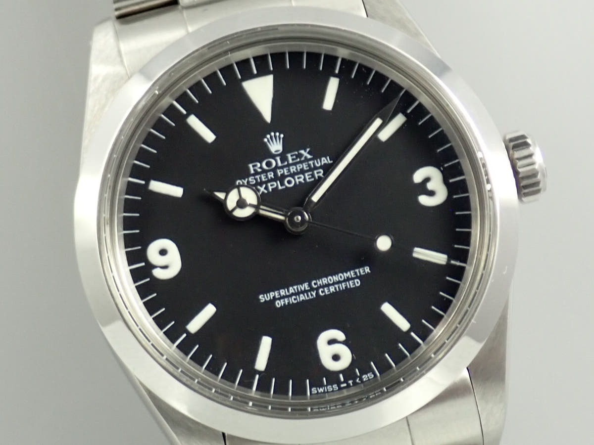 ロレックス エクスプローラーI Ref.1016 ブラック文字盤 中古 KZ6HM48C