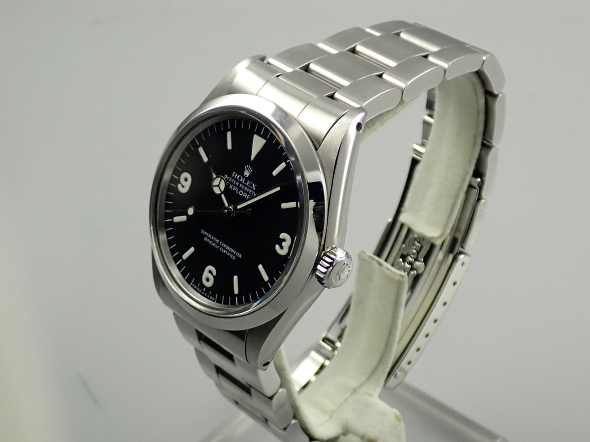 ロレックス エクスプローラーI Ref.1016 ブラック文字盤 中古 KZ6HM48C