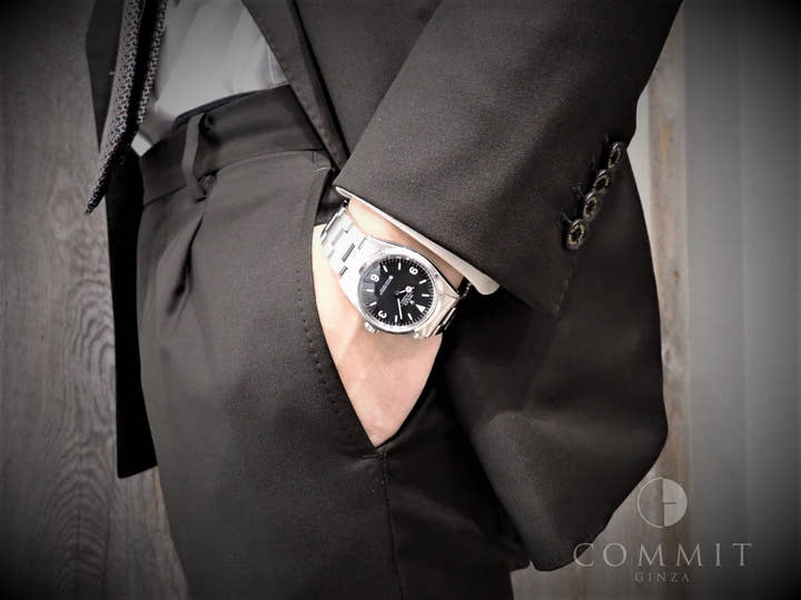 ロレックス エクスプローラーI Ref.1016 ステンレススチール ブラック文字盤