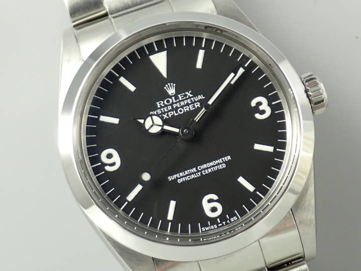 ロレックス エクスプローラーI Ref.1016 ステンレススチール ブラック文字盤 中古 8H1A6K2S