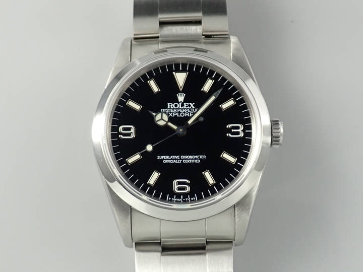 ロレックス エクスプローラーI Ref.14270 ステンレススチール ブラック文字盤
