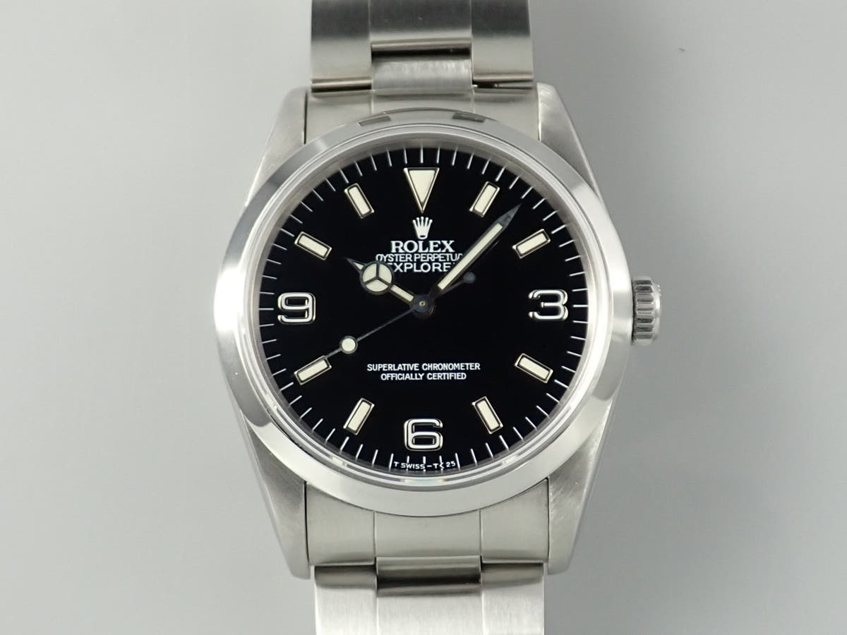 ロレックス エクスプローラーI Ref.14270 ブラック文字盤 中古 SH446921