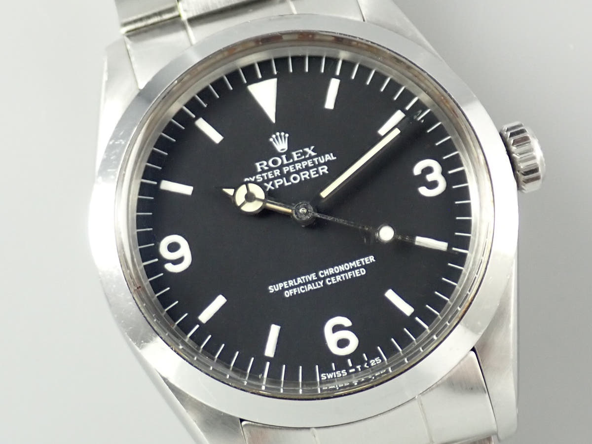 ロレックス エクスプローラーI Ref.1016 ブラック文字盤 中古 1CJM1630