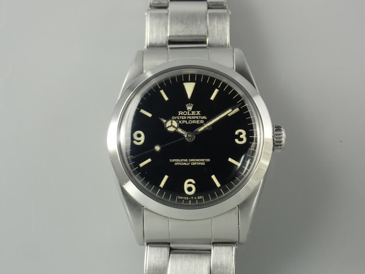 ロレックス エクスプローラーI Ref.1016M ブラック文字盤 中古 15VH9021