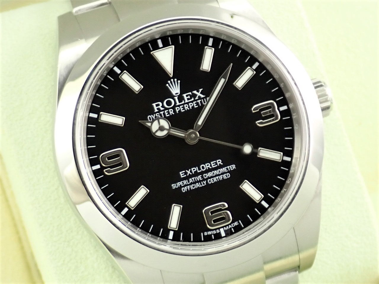 Rolex Explorer Blackout Mirror Buckle &lt;Warranty Box and Others&gt;