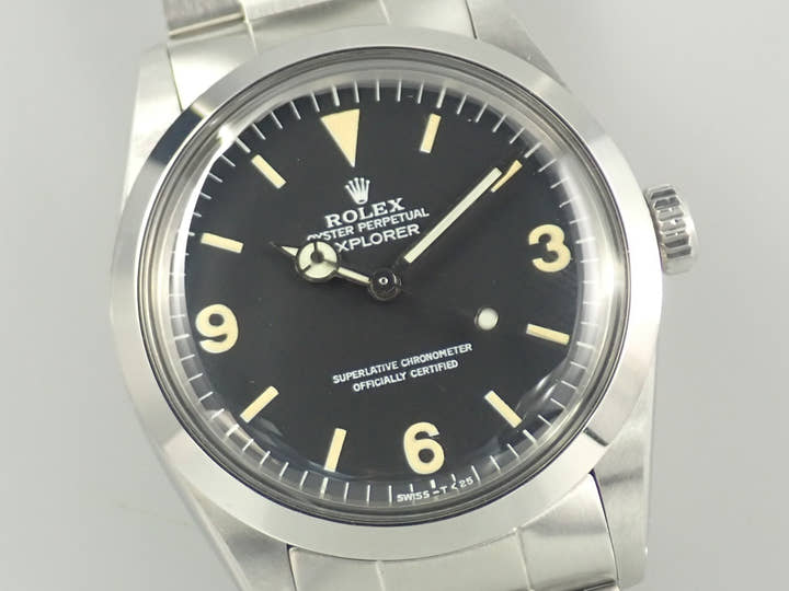 ロレックス エクスプローラーI Ref.1016 ステンレススチール ブラック文字盤