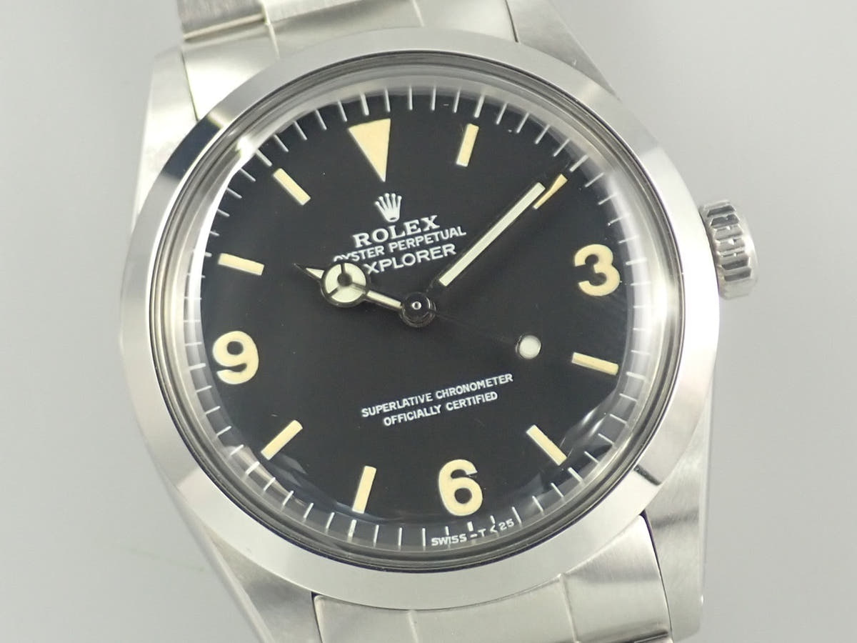 ロレックス エクスプローラーI Ref.1016 ブラック文字盤 極美品 LT5YCZHX