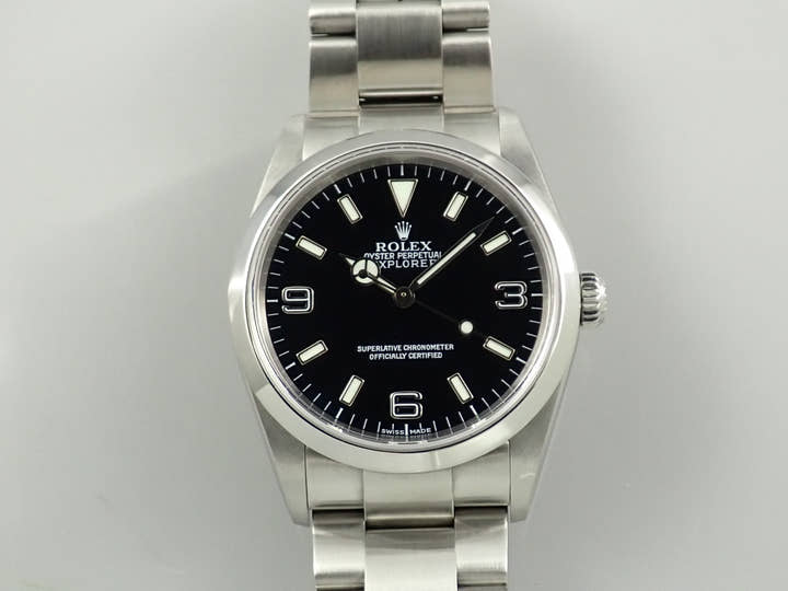 ロレックス エクスプローラーI Ref.114270 ステンレススチール ブラック文字盤