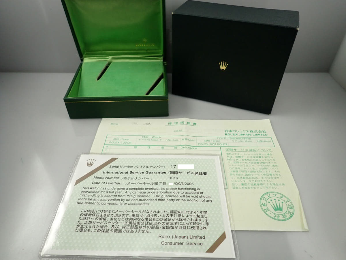 ロレックス エクスプローラーI Ref.1016 ブラック文字盤 中古 05Z72JTC