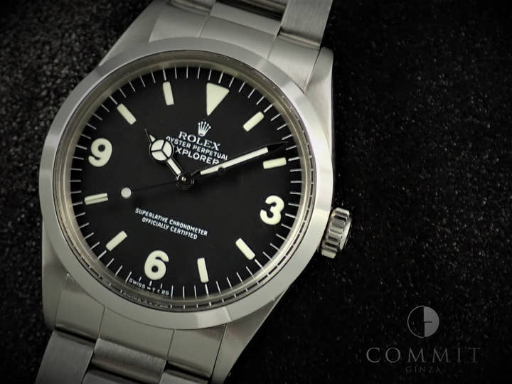 ロレックス エクスプローラーI Ref.1016 ステンレススチール ブラック文字盤