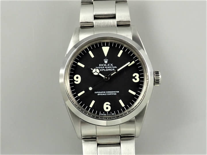 ロレックス エクスプローラーI Ref.1016 ステンレススチール ブラック文字盤