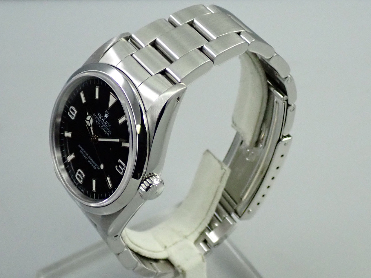 ロレックス エクスプローラーI 14270 ブラック 中古 88CVSKZK ロレックス エクスプローラーI 14270 ブラック 中古 88CVSKZK