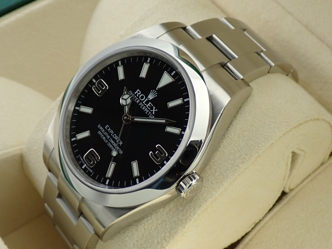 ロレックス ROLEX ”ブラックアウト文字盤 エクスプローラーI