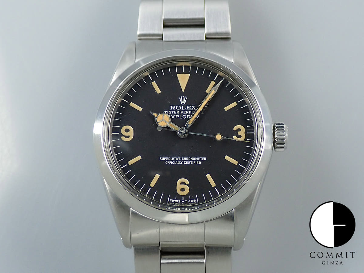 ロレックス エクスプローラーI Ref.1016 ブラック文字盤 中古 39Y5HLSH