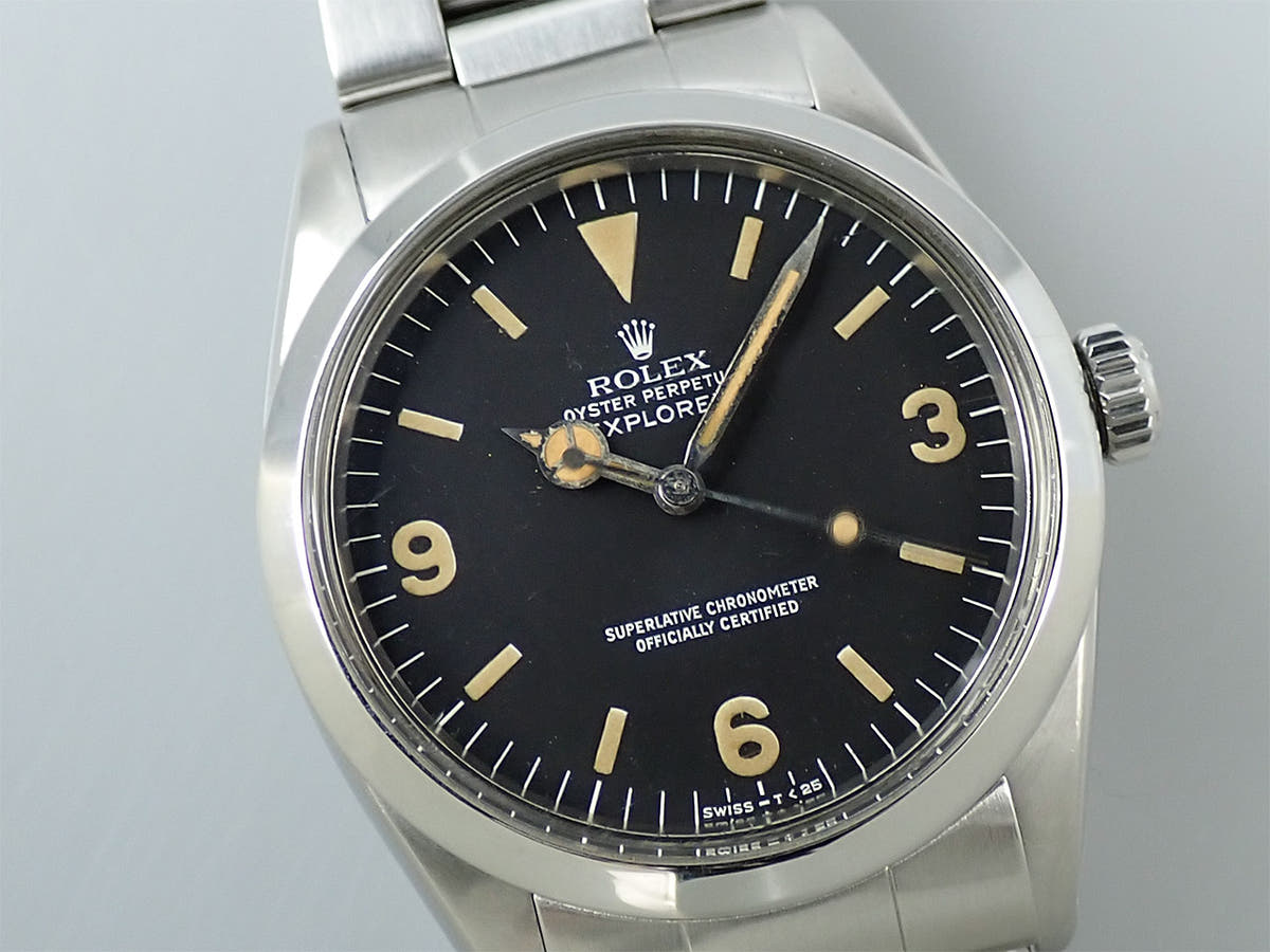 ロレックス エクスプローラーI Ref.1016 ブラック文字盤 中古 39Y5HLSH