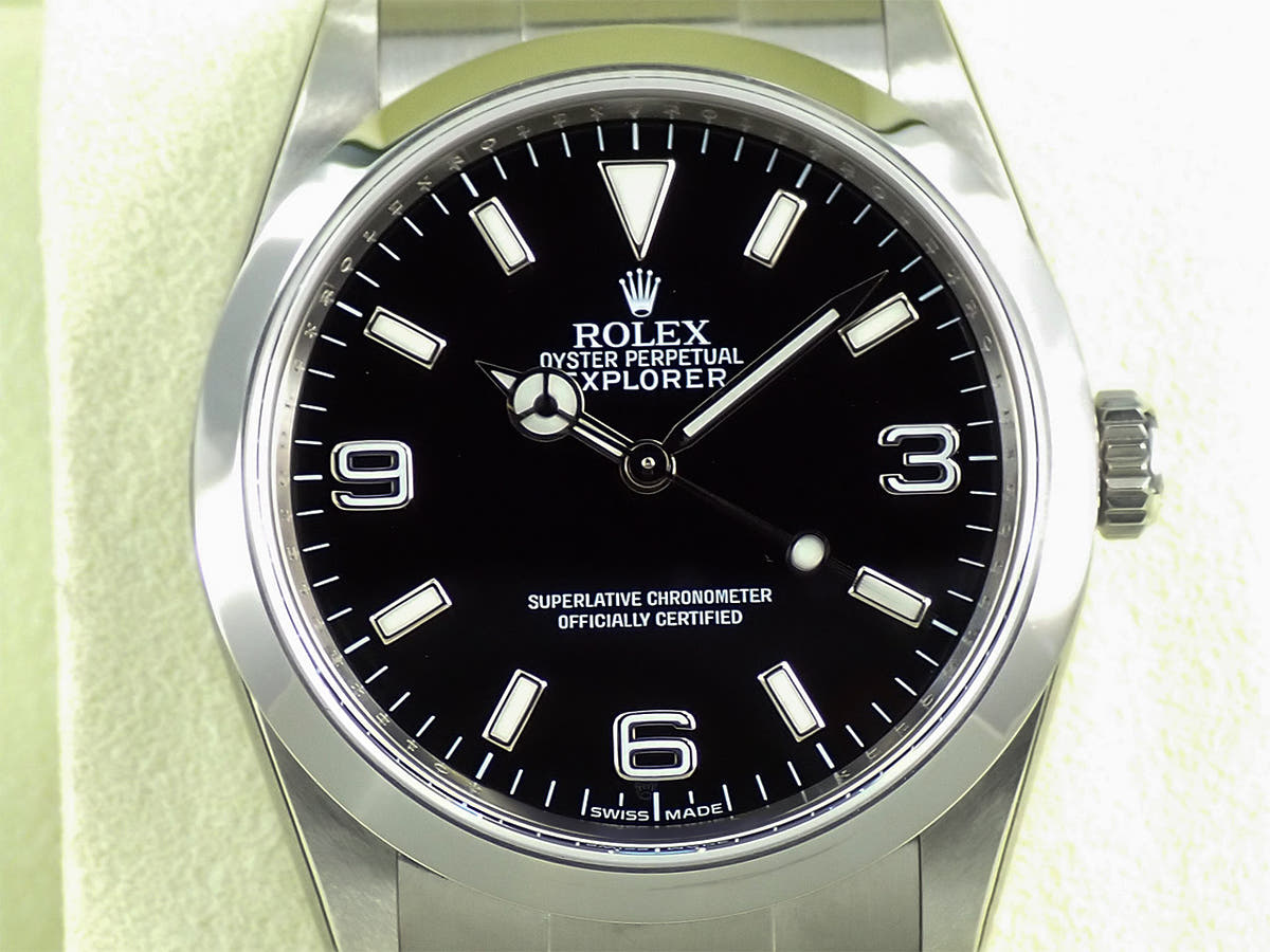 ロレックス エクスプローラーI Ref.114270 ブラック文字盤 デッドストック 9UXH3446