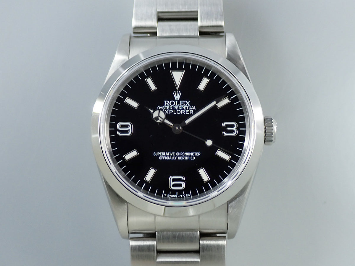 ロレックス エクスプローラーI Ref.14270 ブラック文字盤 中古 1A6JAKHH