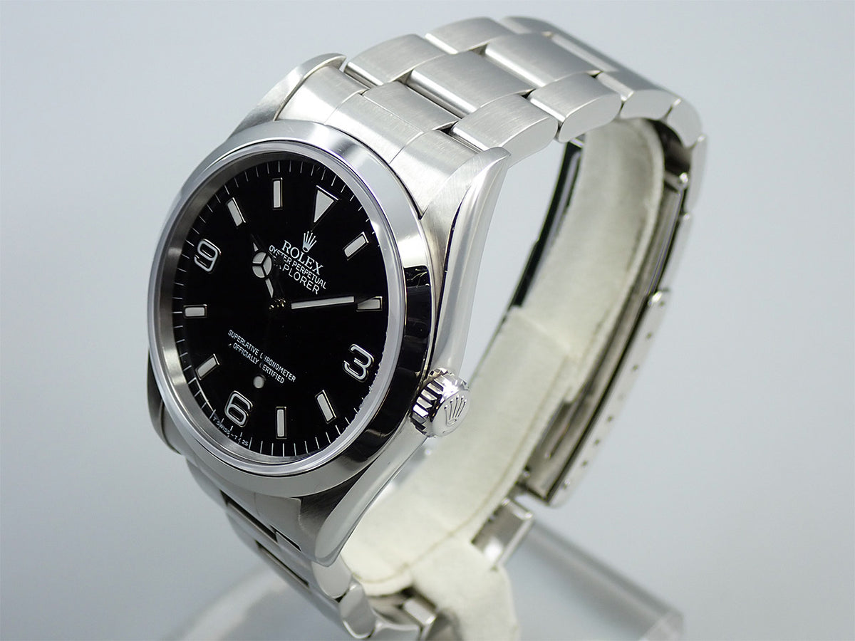 ロレックス エクスプローラーI Ref.14270 ブラック文字盤 中古 1A6JAKHH