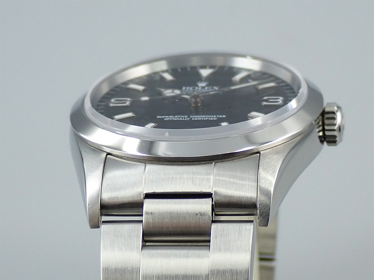 ロレックス エクスプローラーI Ref.14270 ブラック文字盤 中古 1A6JAKHH