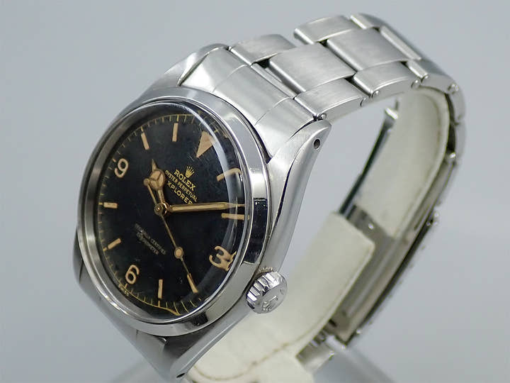 ロレックス エクスプローラーI Ref.6610 ブラック文字盤 中古 U78L20CX