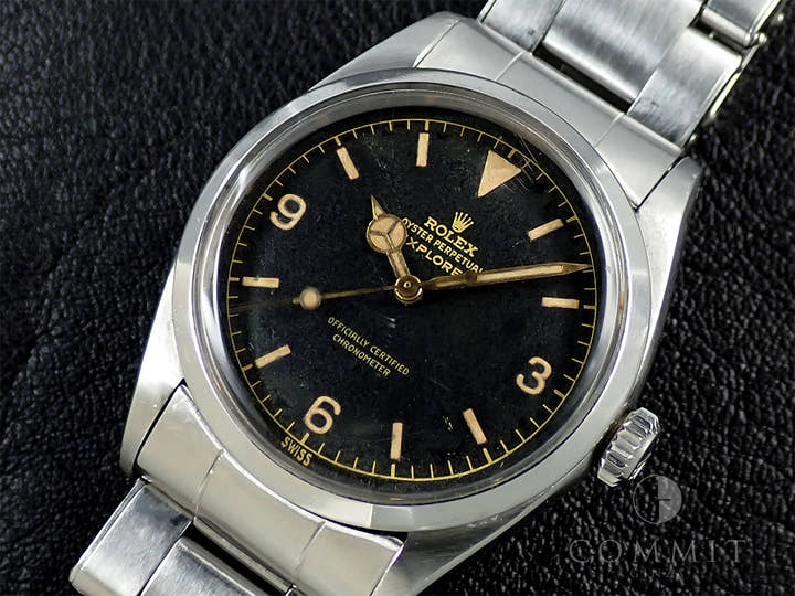 ロレックス エクスプローラーI Ref.6610 ブラック文字盤 中古 U78L20CX