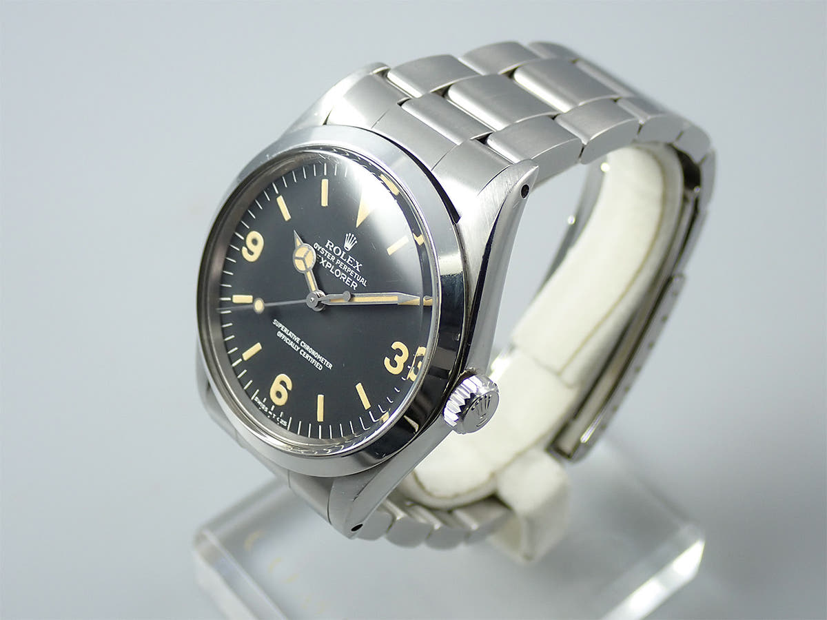 ロレックス エクスプローラーI Ref.1016 ブラック文字盤 中古 YZL40383