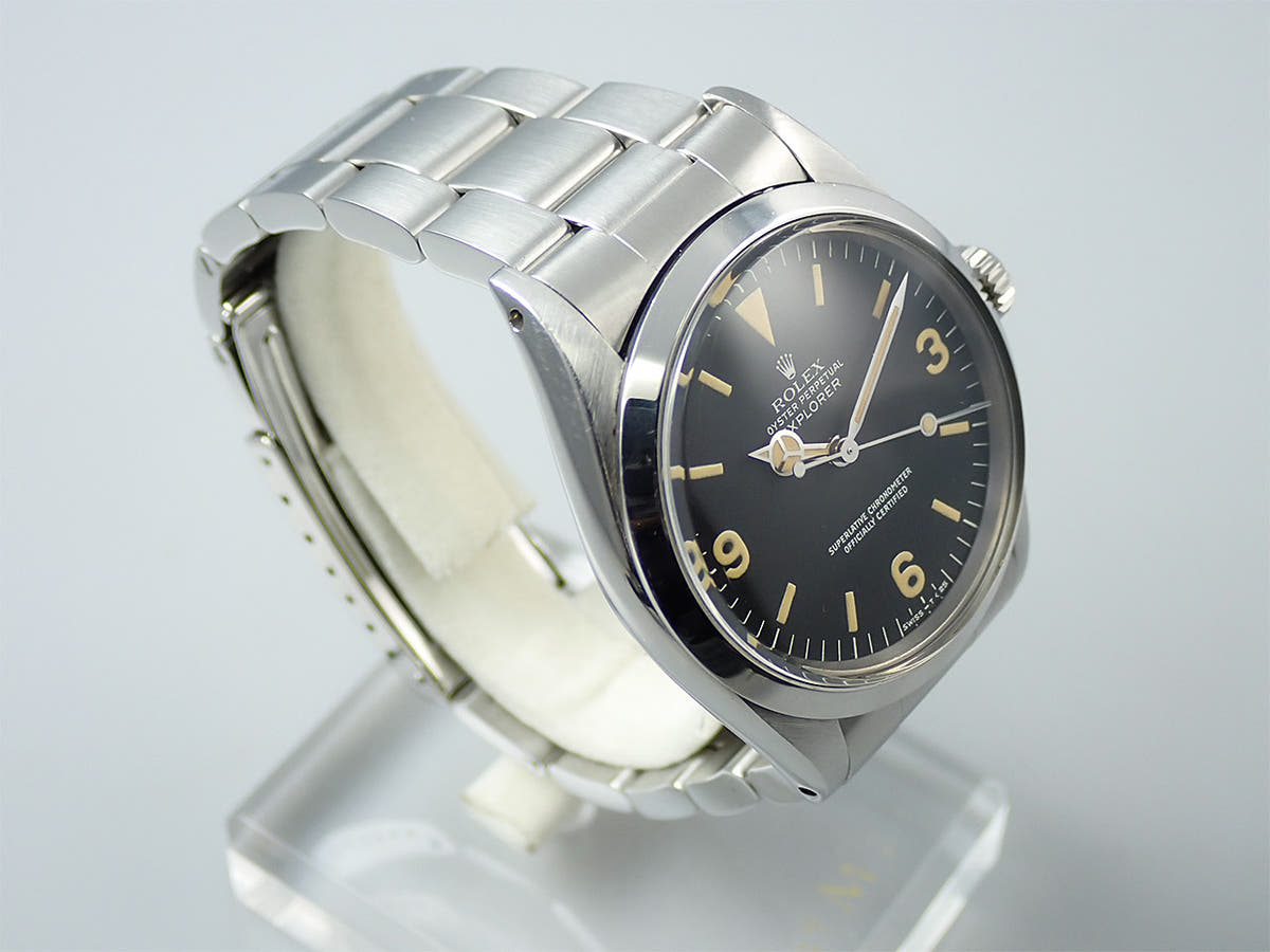 ロレックス エクスプローラーI Ref.1016 ブラック文字盤 中古 YZL40383