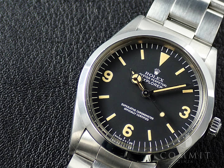 ロレックス エクスプローラーI Ref.1016 ステンレススチール ブラック文字盤