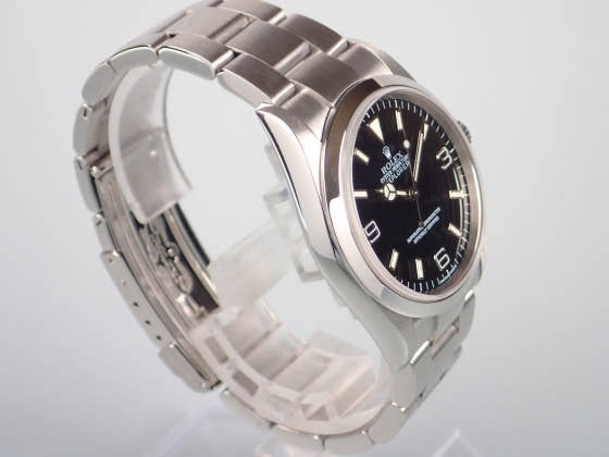ロレックス エクスプローラーI Ref.114270 ブラック文字盤 中古 explorer1-5
