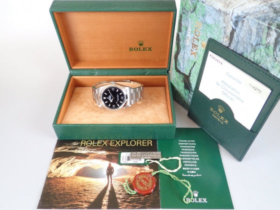 Rolex Explorer I F series Ref.114270