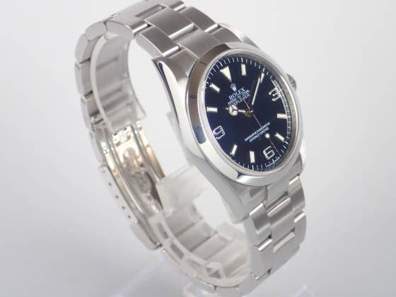 ロレックス エクスプローラーI Ref.114270 ブラック文字盤 中古 explorer1-8