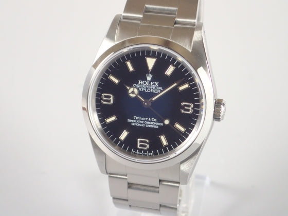 Rolex Explorer I TIFFANY &amp; Co. No. Ref.14270