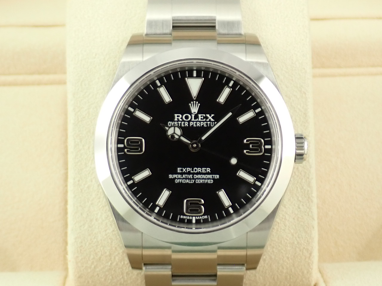 Rolex Explorer Blackout Mirror Buckle &lt;Warranty, Box, etc.&gt;