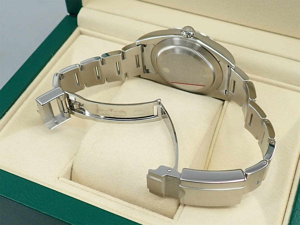ロレックス エクスプローラーI ブラックアウト 鏡面バックル Ref.214270 ブラック文字盤 美品 35TSTMWH