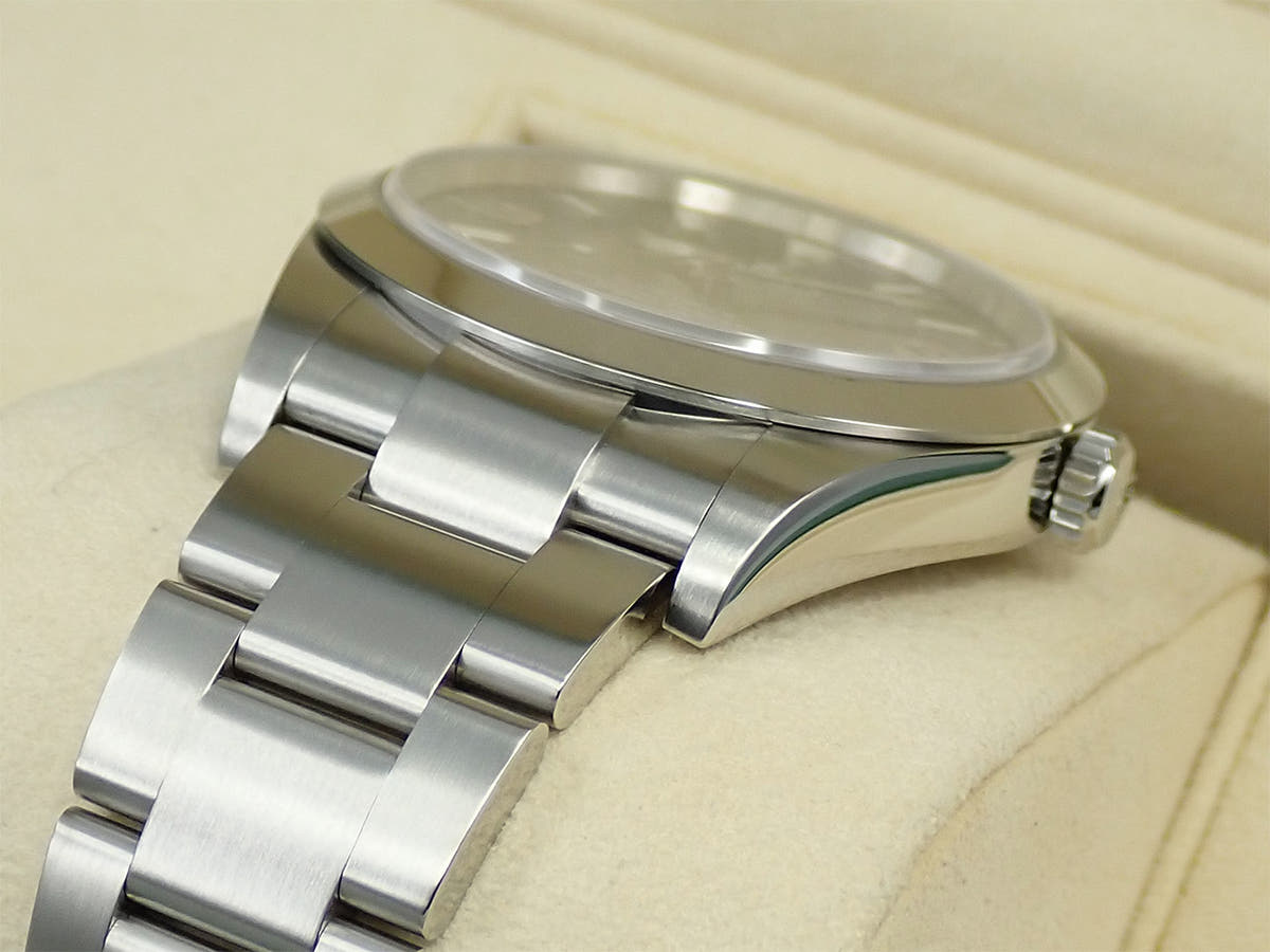 ロレックス エクスプローラーI ブラックアウト 鏡面バックル Ref.214270 ブラック文字盤 美品 35TSTMWH