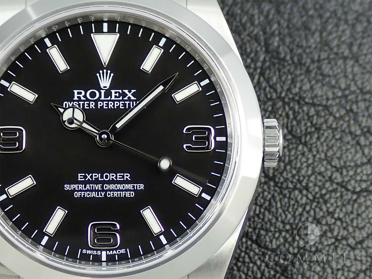 Rolex Explorer Blackout Mirror Buckle &lt;Warranty, Box, etc.&gt;