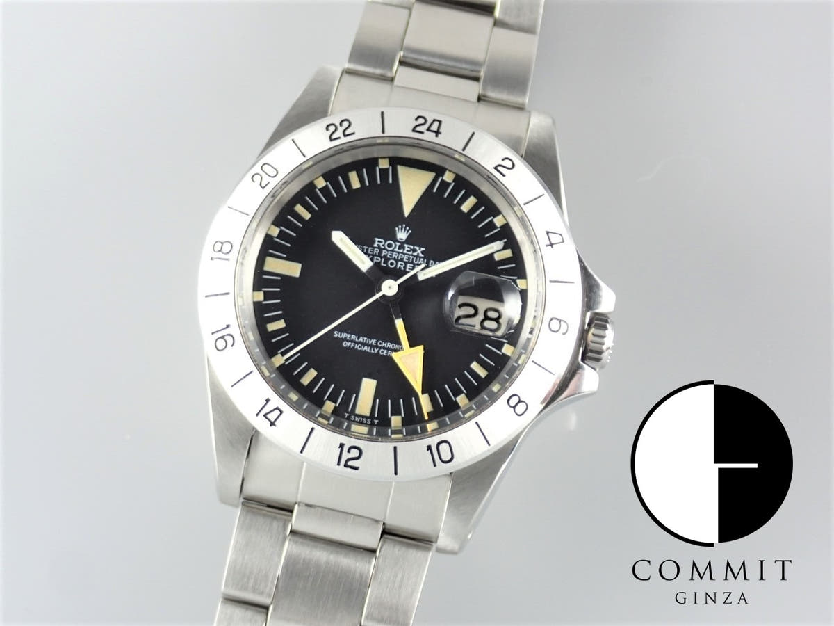 ロレックス エクスプローラーII Ref.1655 ブラック文字盤 中古 explorer2-101