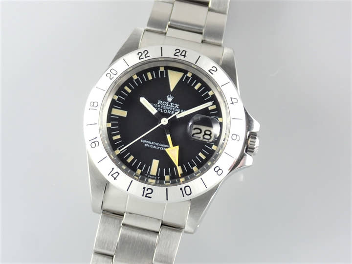 ロレックス エクスプローラーII Ref.1655 ブラック文字盤 中古 explorer2-101