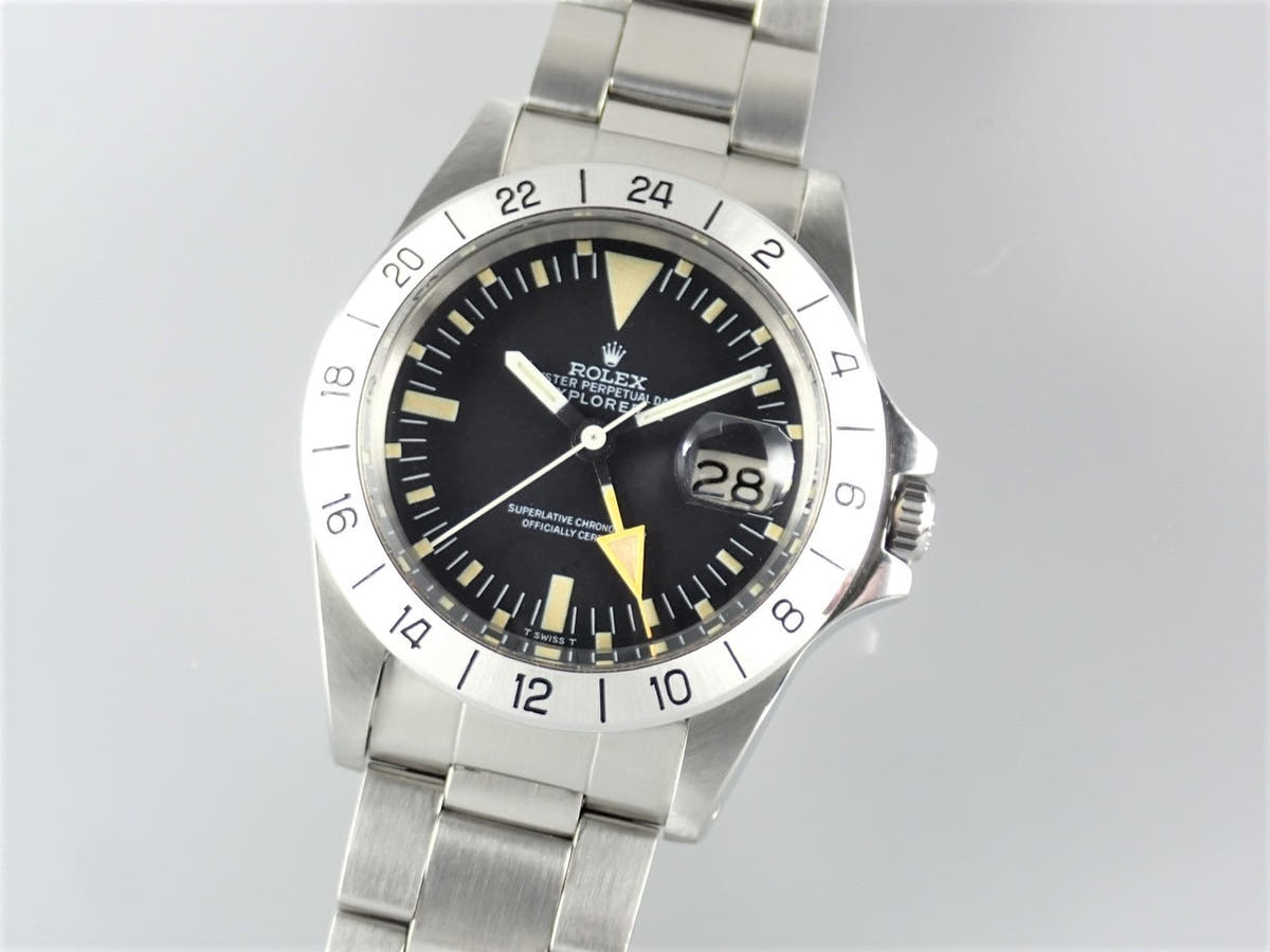 ロレックス エクスプローラーII Ref.1655 ブラック文字盤 中古 explorer2-101